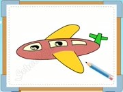 vẽ máy bay